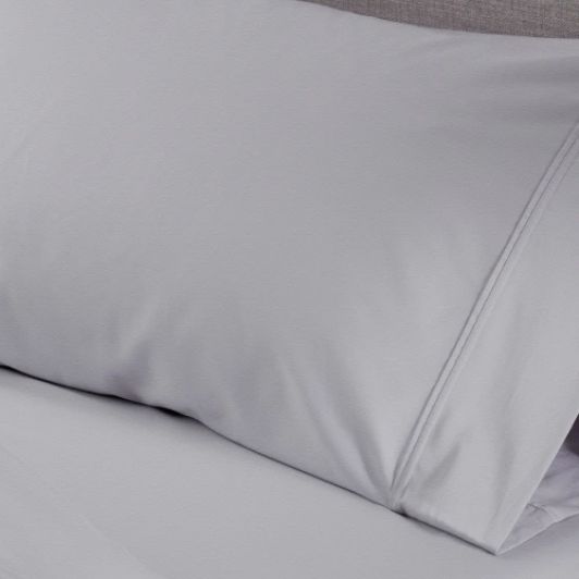 BEDGEAR® Hyper-Wool Flannel Performance® 4-Piece Light Gray King/California King Sheet Set-2