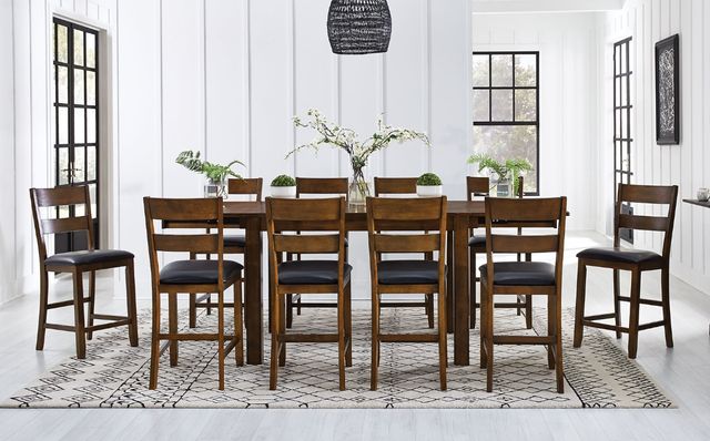 A-America® Mariposa Rustic Whiskey Ladder Back Bar Stool-2