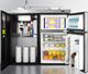 Summit® 39" Black and Stainless Steel All-In-One Kitchenette-5