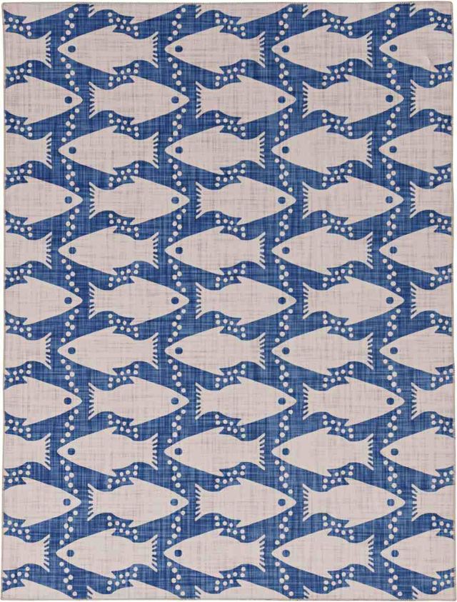 Linon Washable Seabourne 5'x7' Area Rug-0