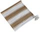A & B Home Carson Brown/White Striped Throw Blanket-1