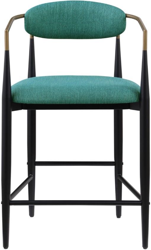 Coaster® Tina Green Upholstered Counter Stool-1