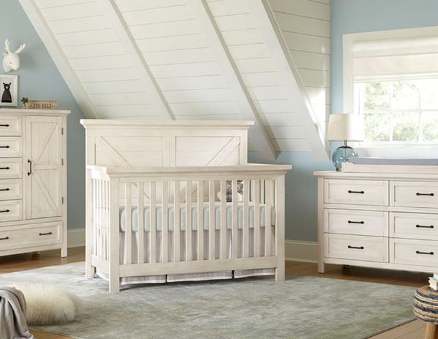 Westwood Design Westfield 2-Piece Brushed White Nursery Bedroom Set-1