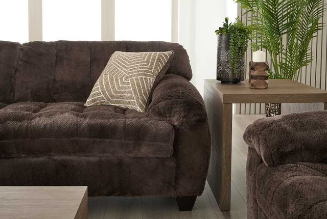 Hughes Furniture® 21700 Winter Chocolate Sofa-2