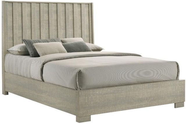 Coaster® Channing 5-Piece Rough Sawn Grey Oak Panel Bedroom Set-1