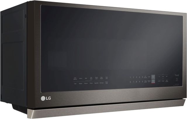 LG 2.1 Cu. Ft. PrintProof™ Black Stainless Steel Over The Range Microwave-3