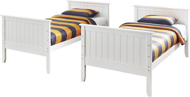Signature Design by Ashley® Lulu White Twin/Twin Bunk Bed-2