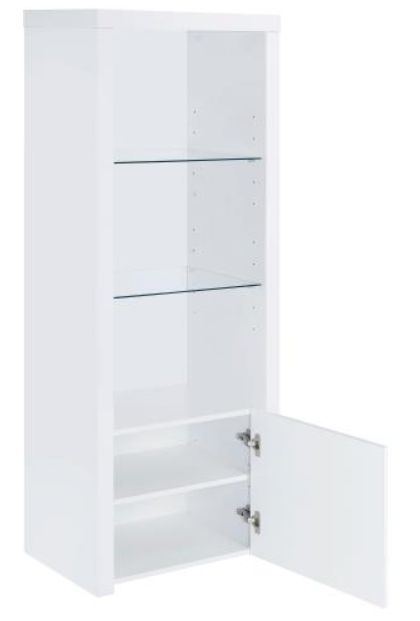 Coaster® Jude 3-Piece White Entertainment Center Set-2