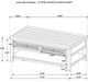 Coaster® Concord Distressed Java Coffee Table-4