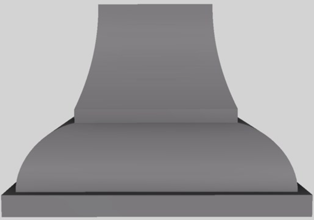 Vent-A-Hood® Designer Series 42" Gunsmoke Wall Mounted Range Hood-0