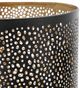 A & B Home 3-Piece Gold/Matte Bronze Pierced Metal Hurricane Set-3