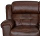 Franklin™ Corwin Dakota Brown Leather Manual Reclining Console Loveseat-2