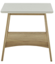 Olliix by Madison Park Off-White and Natural Parker End Table-1