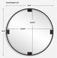 Uttermost® Cornelia Dark Bronze Round Mirror-2
