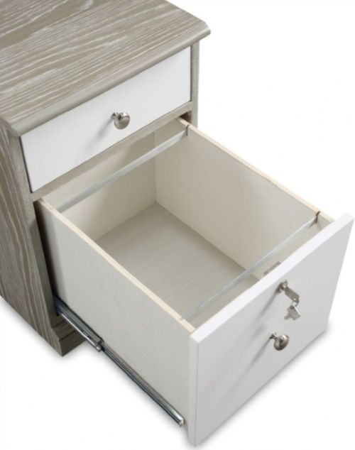 Winners Only® Berkeley Gray Oak/White Mobile File-3