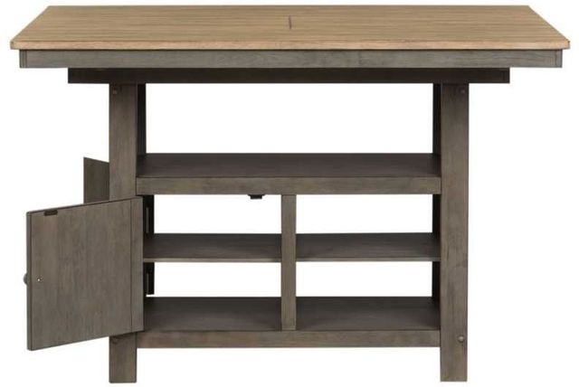 Liberty Furniture Lindsey Farm Gray/Sandstone Kitchen Island-3