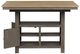 Liberty Furniture Lindsey Farm Gray/Sandstone Kitchen Island-3