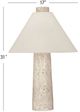Bassett Mirror Berks Textured Cream Table Lamp-3