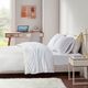 Olliix by Intelligent Design White Twin XL Cotton Blend Jersey Knit All Season Sheet Set-5