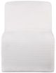 Coaster® Drayton Ivory Upholstered Curved Accent Chair-1
