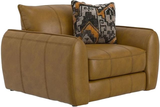 Jackson Furniture Corvara Caramel Leather Chair and a Half-0