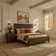 Intercon Norwich Dark Rustic Oak Queen Panel Storage Bed-1