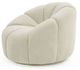 VIG Furniture Divani Casa Gadson White Swivel Accent Chair-1