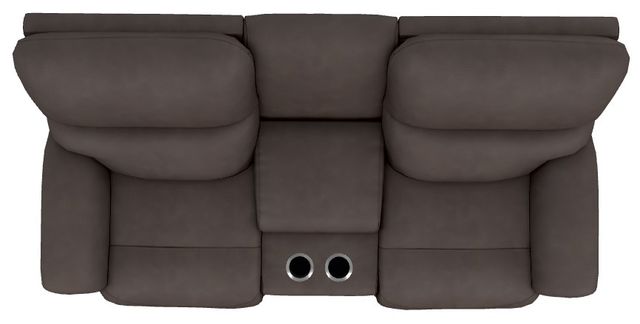 La-Z-Boy® Brooks Godiva Power Reclining Loveseat with Console and Headrest-4