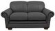 La-Z-Boy® Mackenzie Navy Leather Loveseat-1
