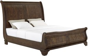 Big Sandy Richwood Wilmington Brown Queen Sleigh Bed