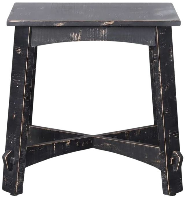Sunny Designs™ Marina Black Sand Rectangular Chair Side Table-1
