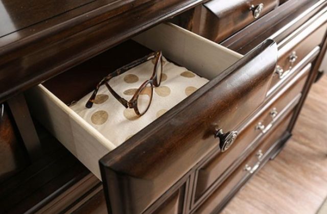 Furniture of America® Brandt Brown Cherry Dresser-3