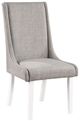 ACME Furniture Hollyn 2-Piece Gray/White Side Chair Set with Wingback-2