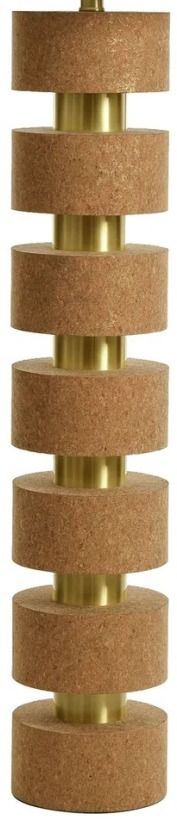 Harp & Finial® Cortiza Brass/Brown Floor Lamp-1