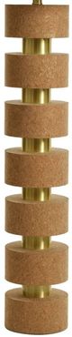 Harp & Finial® Cortiza Brass/Brown Floor Lamp-1