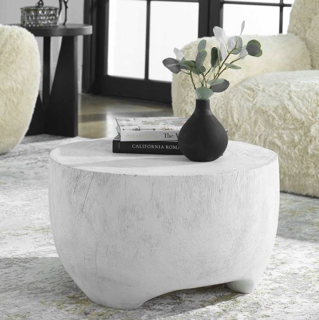 Uttermost® Elevate White Coffee Table-1