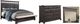 Bernards Bellamy Lane 3-Piece Dark Brown Queen Panel Bed Set-0