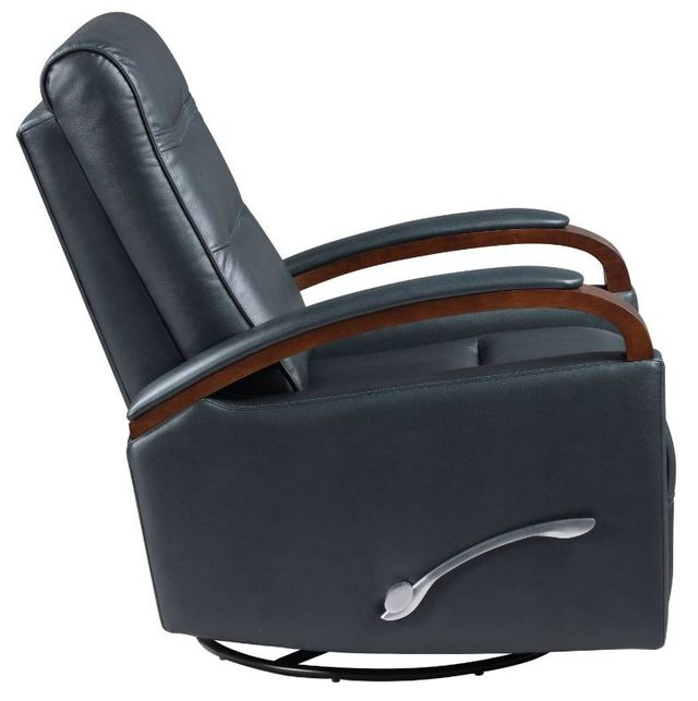 Homelegance® Margot Dark Blue Manual Swivel Glider Reclining Chair-3