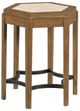 Kincaid® Brookside-Acquisitions Blond Top Chairside Table with Travertine Base-1