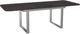 Amisco Customizable Burton 96" Rectangular Extendable Table with 1" Thermo Fused Laminate Top, Radius Corners and 1 Leaf-1