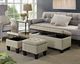 Elements International Ethan 3-Piece Natural Storage Ottoman Set-1