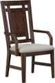 Winners Only® Kentwood Brown/Gray Upholstered Dining Arm Chair-0