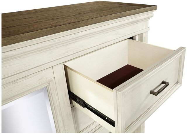 aspenhome® Caraway Aged Ivory Sliding Door Chest-4