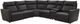 Bassett® Furniture Club Level Chauncey 6-Piece Espresso Leather Power Reclining Sectional-0