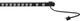 Sanus® Component Series Black 27U Power Strip-1
