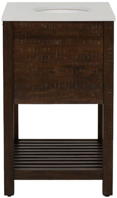 Coast2Coast Home™ Fiskin Brown/White Sink Vanity-4