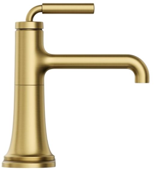 KOHLER® Tone™ Vibrant Brushed Moderne Brass 1.2 GPM Single-Handle Bathroom Sink Faucet-3