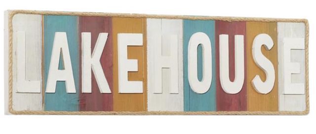 Deco Marche Sign Lake House Wall Decor-1