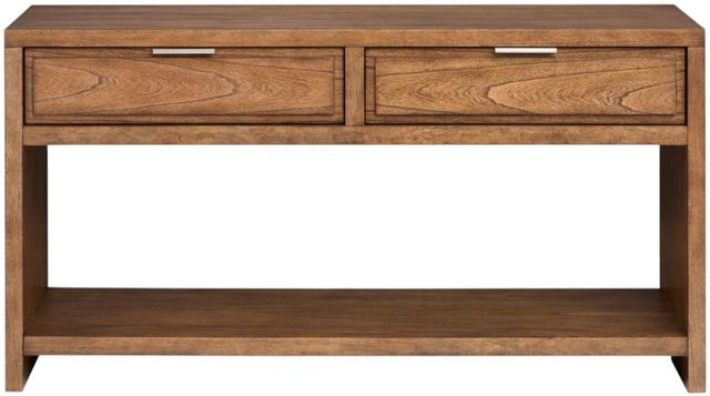 Magnussen Home® Newton Cinnamon Brown Rectangular Sofa Table-2