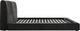 Moe's Home Collection Zeppelin Heather Black King Bed-3